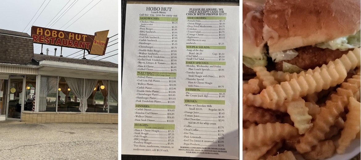 Hobo Hut Menu