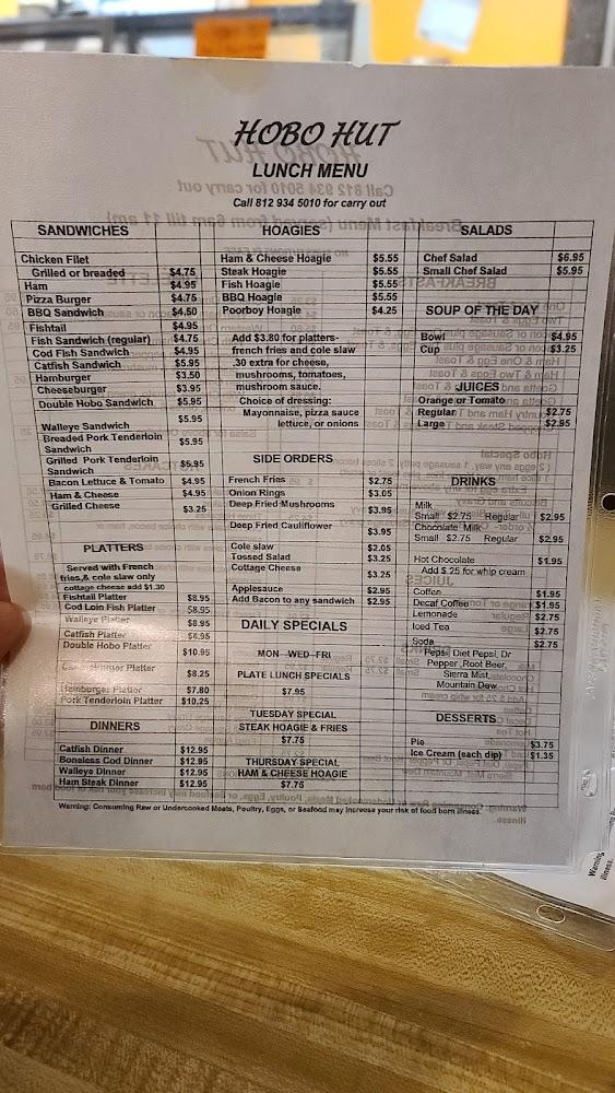 Hobo Hut Menu image 4